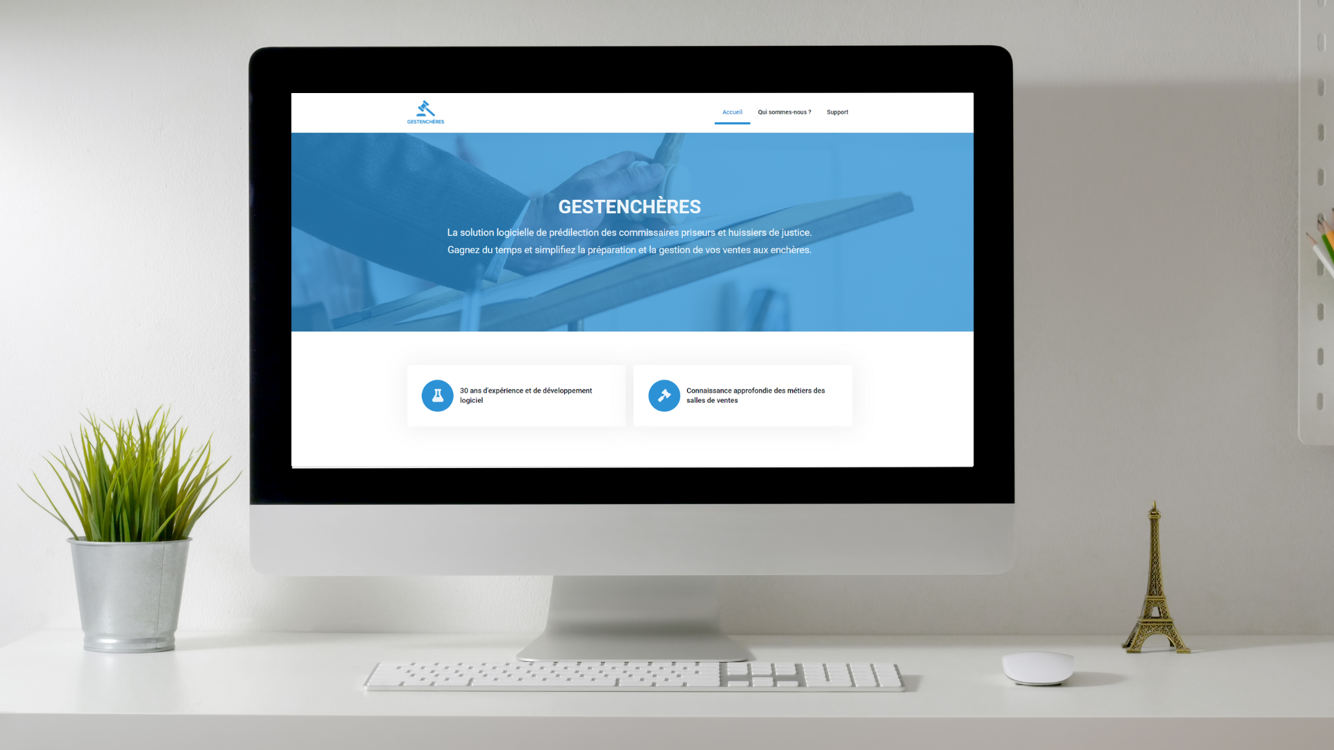 Lire la suite à propos de l’article Gestenchères a son site web